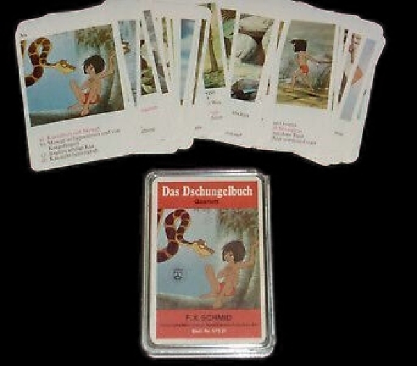 Disney "Das Dschungelbuch" Junglebook Convolut 1969 Revue Super 8 Movie + Schmid Cardgame in original box (0036)